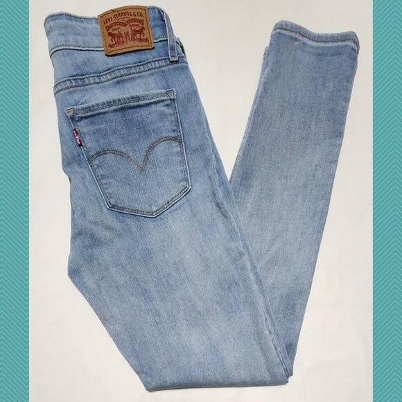 Levi's Light Blue Skinny Jeans for Women - Picture 1 of 6